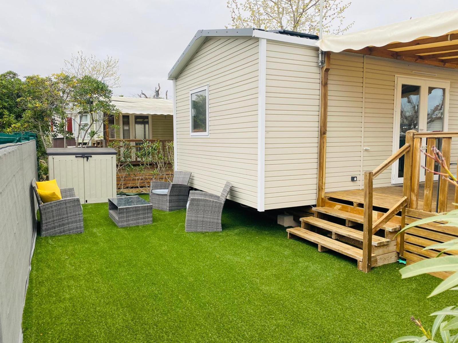 Mobil Home Familial Neuf De 2024 Pour 8 Personnes Valras-Plage Eksteriør billede